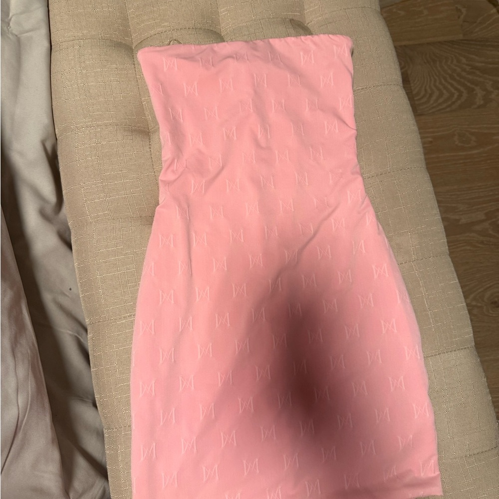 Meshki Light Pink Strapless Dress